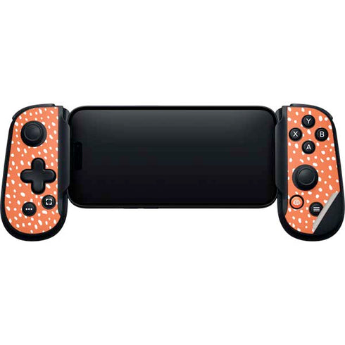 Orange Spots Backbone One for iPhone Game Controller Skin